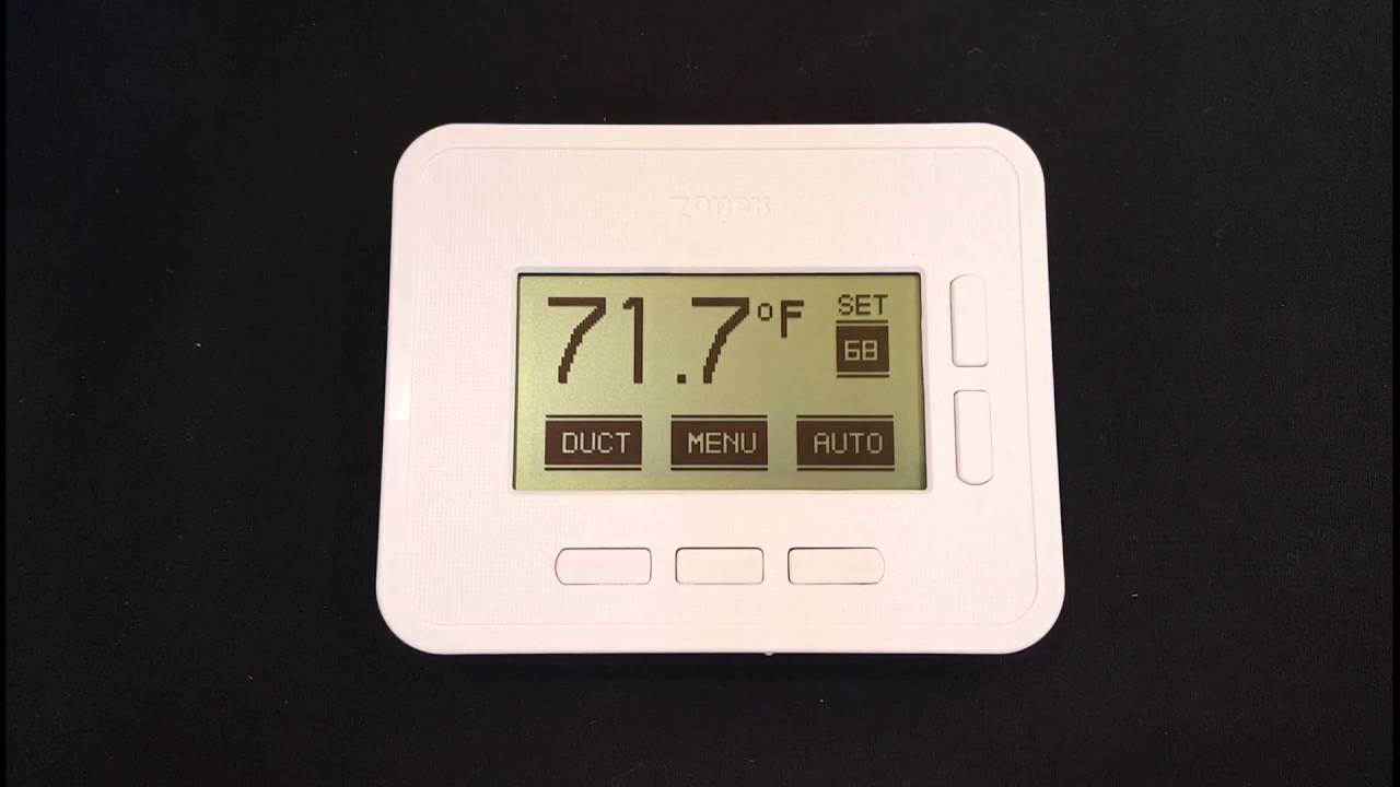zonex thermostat manual