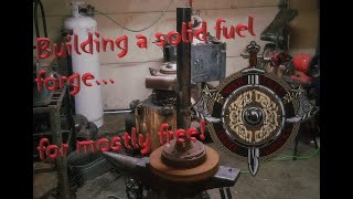 Building a solid fuel forge from Auto Parts, Part 1. #chevy #brakerotor #forge #coalforge #autoparts
