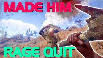 MADE HIM RAGE QUIT!! - Rust