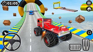 Ramp Monster Truck Stunts - New Racing Games - Android Gameplay - Million Games screenshot 5
