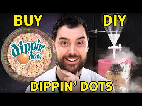 DIY Dippin’ Dots with Liquid Nitrogen (vs real Dippin’ Dots)