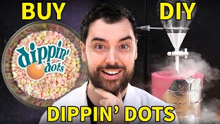 DIY Dippin’ Dots with Liquid Nitrogen (vs real Dippin’ Dots)