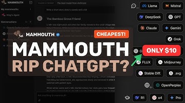 Mammouth: This AI Chat Platform has 20+ AI Models for JUST $10! This is INSANE!