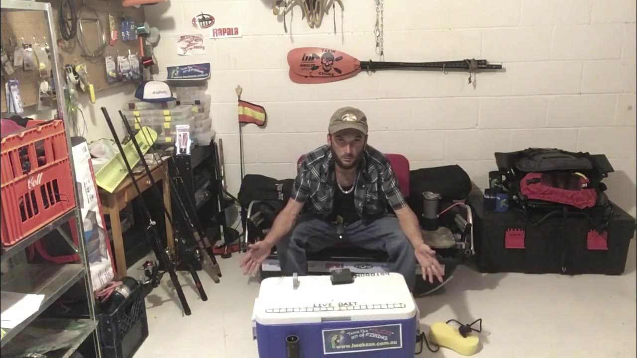 DIY minnow/bait tank. OTown Fishing Adventures - YouTube