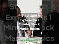 Stock Split Explained in 1 Minute | Stock Market Basics