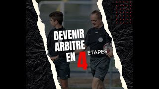Devenir arbitre en 4 étapes