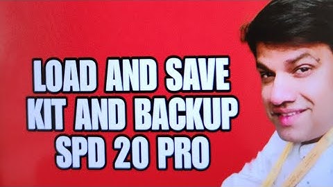ROLAND SPD 20 PRO OCTPAD KIT BACKUP LOAD AND SAVE PROCESS IN HINDI.