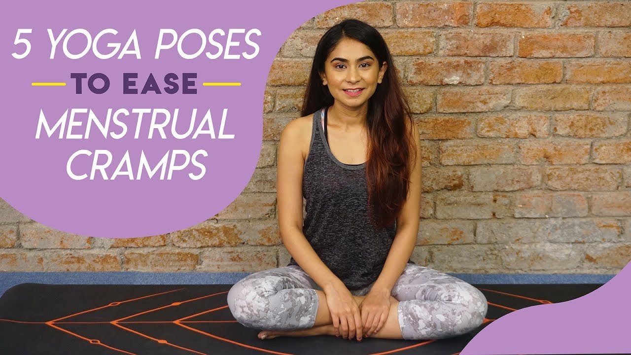 5 Yoga Poses To Ease Menstrual Cramps | Hauterfly - YouTube