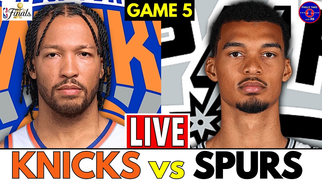 2026 NBA Finals: New York Knicks vs San Antonio Spurs Game 5 | Live Stream Play-By-Play & Scoreboard