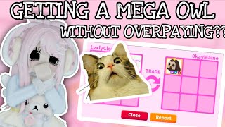 I Underpaid And Somehow Got A Mega Owl? Adopt Me Trading Compilation