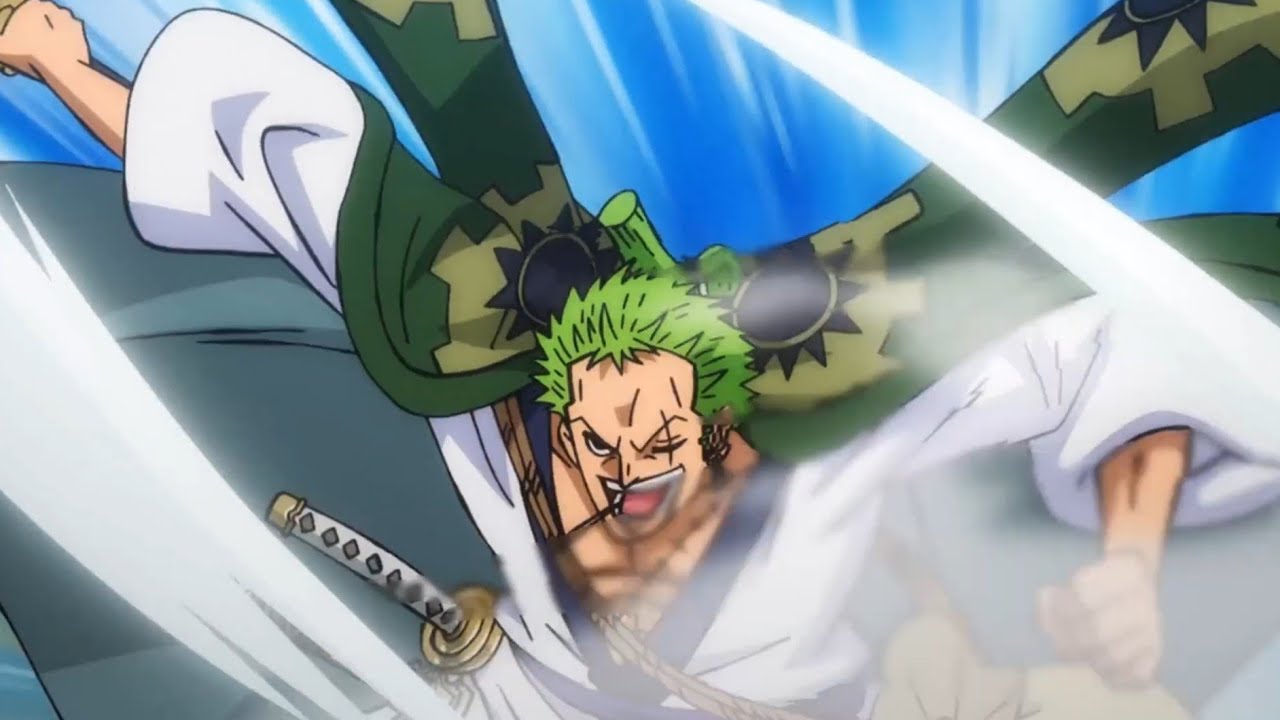 Zoro Vs Beast Pirates in Wano, Zoro Defeats Kaido pirates with One Sword Style - One Piece 897
