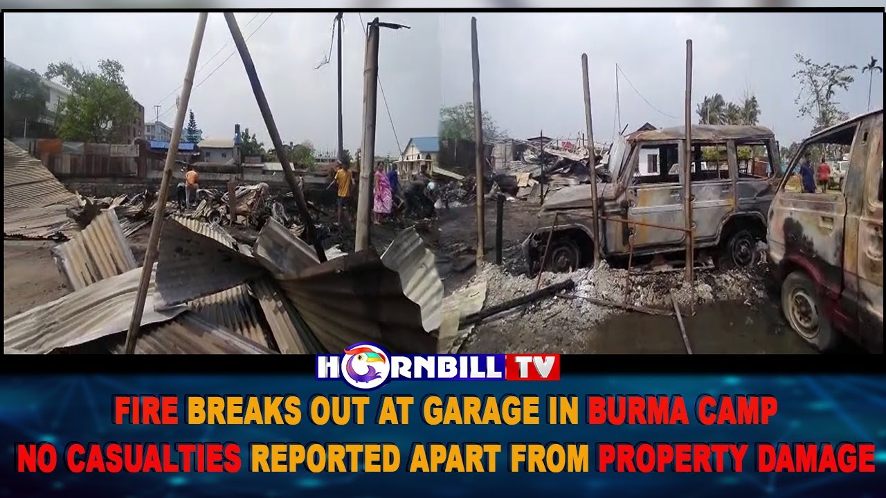 FIRE BREAKS OUT AT GARAGE IN BURMA CAMP; NO CASUALTIES REPORTED APART ...