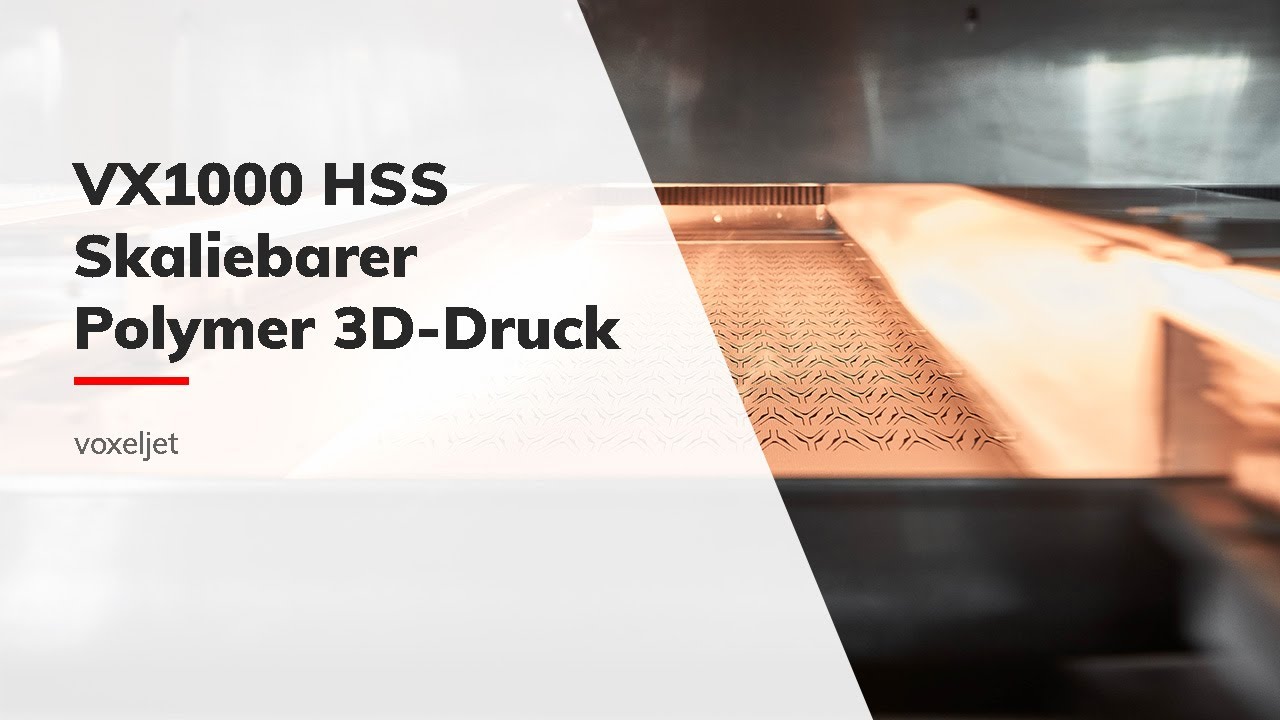 VX1000 HSS – High-Speed Sintering in Aktion | Skalierbarer Polymer-3D-Druck