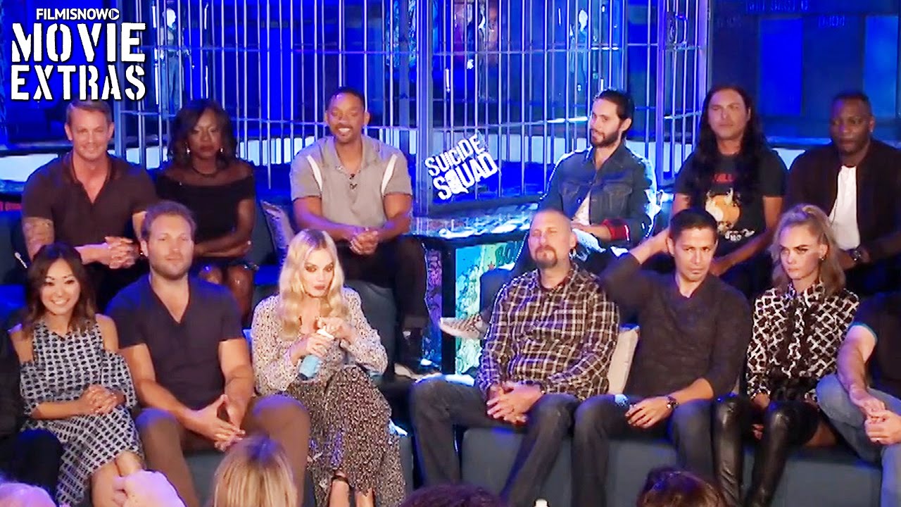 Suicide Squad complete press conference with cast, director and