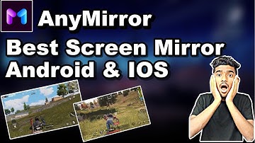 Best Screen Mirroring software for Live Stream PUBG/BGMI mobile on PC/ with OBS using AnyMiro