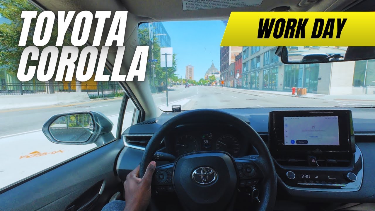 ASMR POV Drive | 2023 Toyota Corolla | Light Downtown Traffic