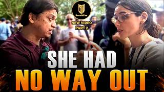Christian Lady Freezes Mid-Debate After One Question | Mansur | Speakers Corner