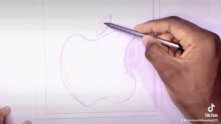 How to Draw apple logo