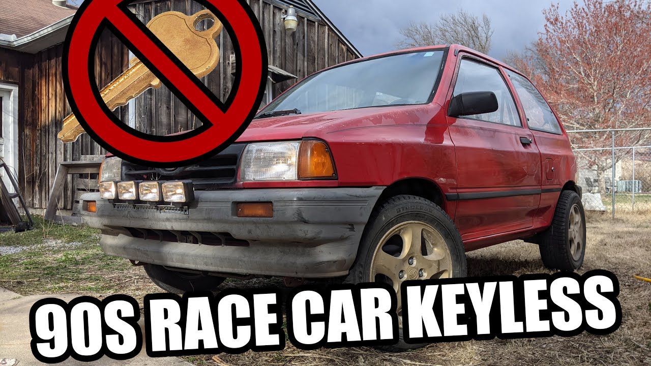 $300 Rally Car gets RACE CAR ignition (AND new new seatbelts!)