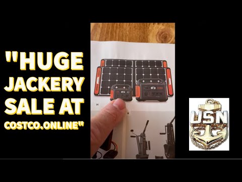Jackery Solar Generator Kit on Sale at Costco Online - Save Approx $400!!!!