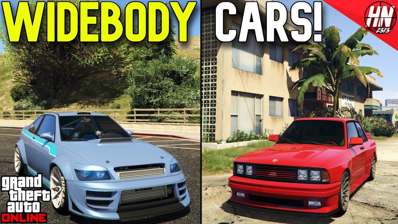 Top 10 Widebody Cars In GTA Online 