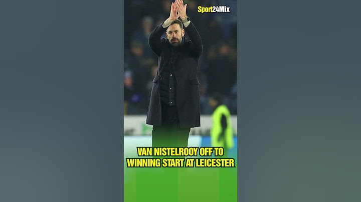 Van Nistelrooy off to winning start at Leicester #football