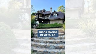 Tudor Manor in Vista, CA 🤯 It needs some TLC, but this unique property is amazing! 🤩