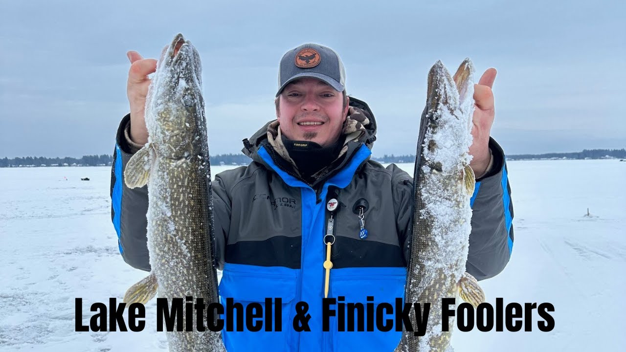 Подледная рыбалка на озере Митчелл: советы для привередливых ос