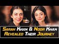 Sarah khan and noor khan live  beautiful sisters  first time together