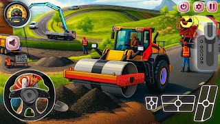 Road roller Construction Simulator | Real Road Building Gameplay | Andro Simulator's screenshot 4