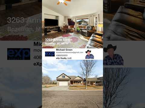 3263 Annie Street, Bozeman, MT home video tour