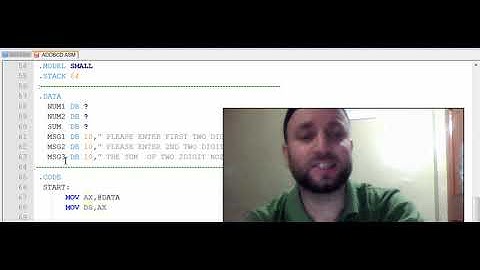 ADD 2-Digit BCD number in 8086 microprocessor