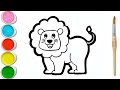 how to draw a lion easy step by step