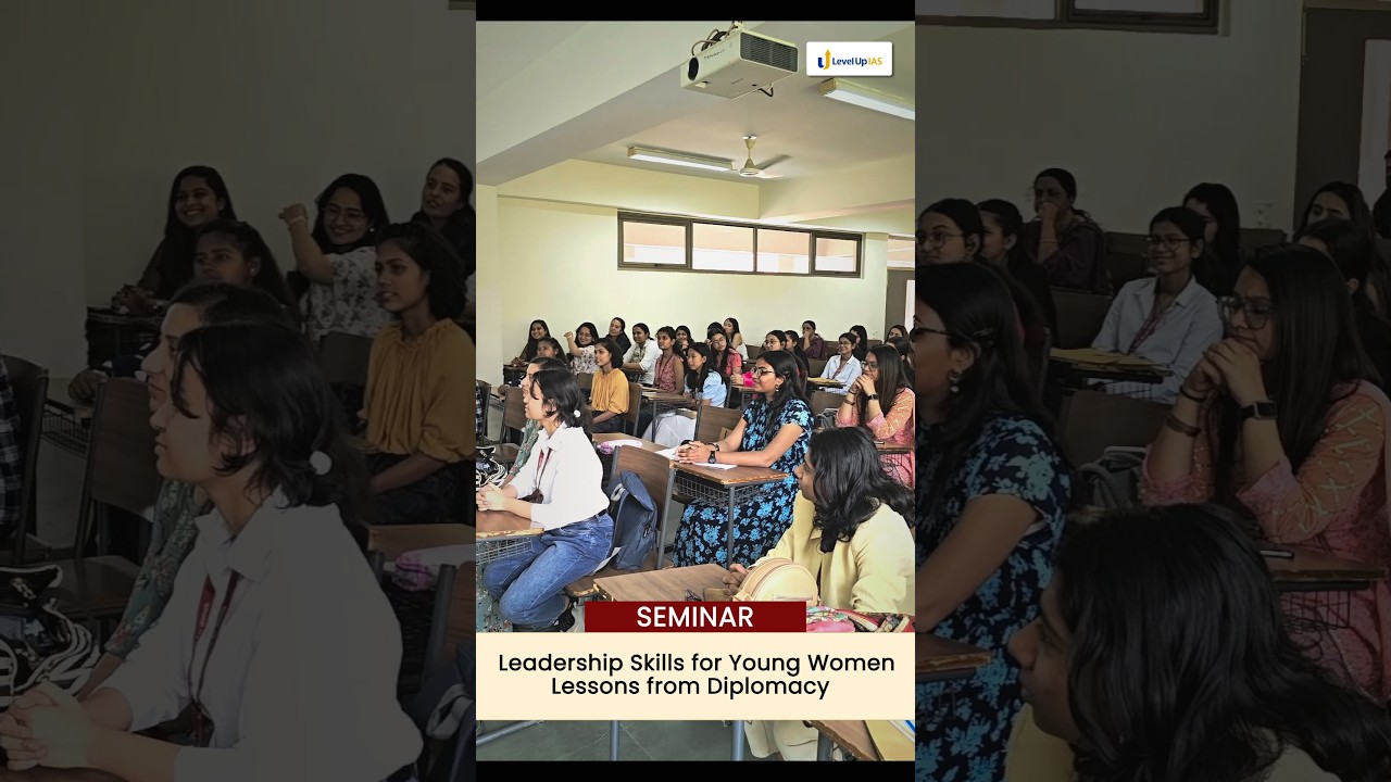 LevelUp IAS' Seminar at Lady Shri Ram College, Delhi University 