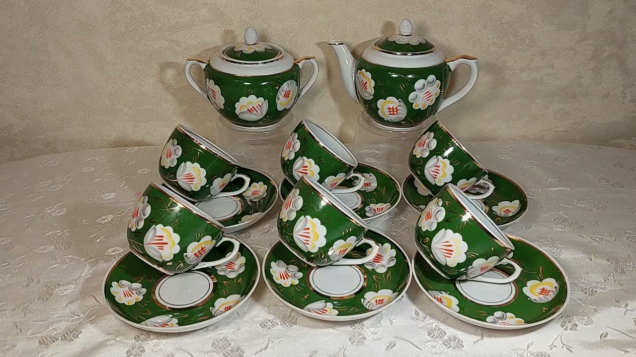 Всё о фарфоре. Чайный сервиз 