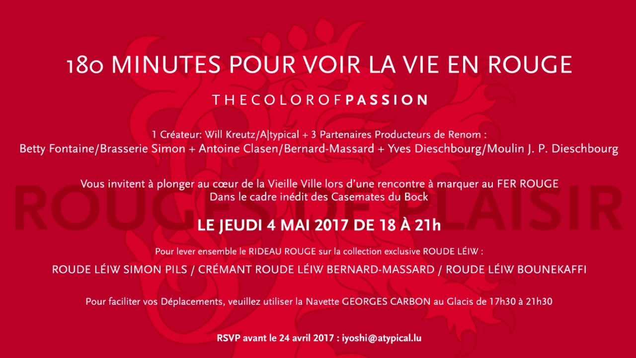 Invitation Roude Léiw 2017