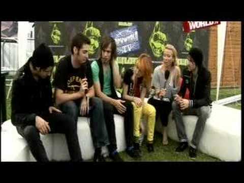 PARAMORE INTERVIEW @ DOWNLOAD FESTIVAL 2007 (ROCKWORLD TV)