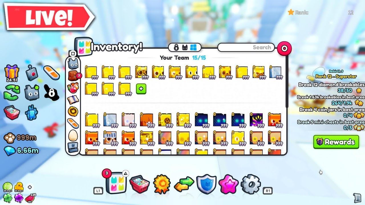 Hatching Pet Simulator 99 eggs until i hatch a huge (Christmas event ...