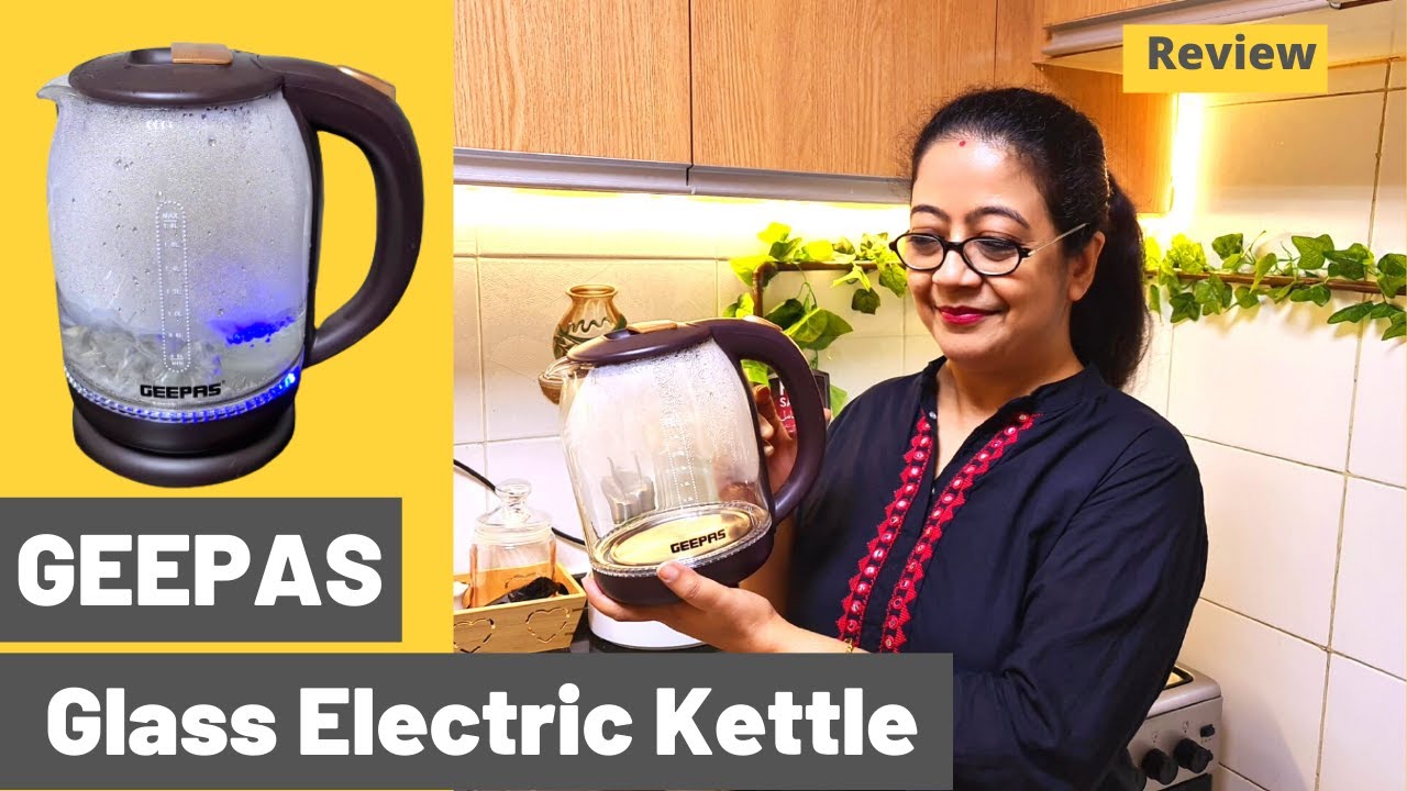 Geepas Electric Glass Kettle Review In Bangla | Glass Electric Kettle | Madhumita's Real Life Bangla