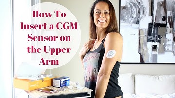 How to Insert a CGM Sensor on the Upper Arm Without Help