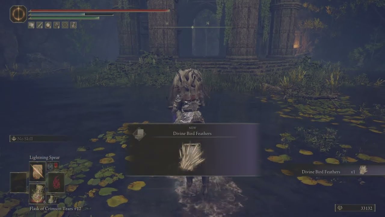 ELDEN RING_How to find the DIVINE BIRD FEATHERS. Ancient Ruins of Rauh. 