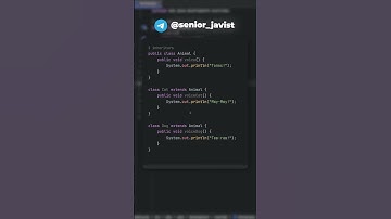 ПЕРЕОПРЕДЕЛЕНИЕ МЕТОДА в JAVA (OVERRIDE) #java #shorts #override #coding