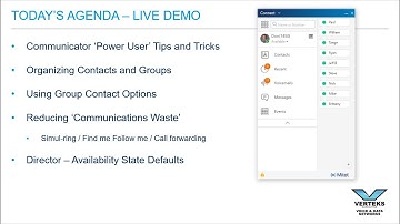 Mitel Connect Power User and Administrator Training Session