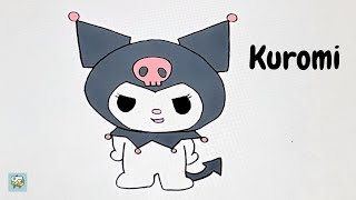 How to Draw Kuromi | easy