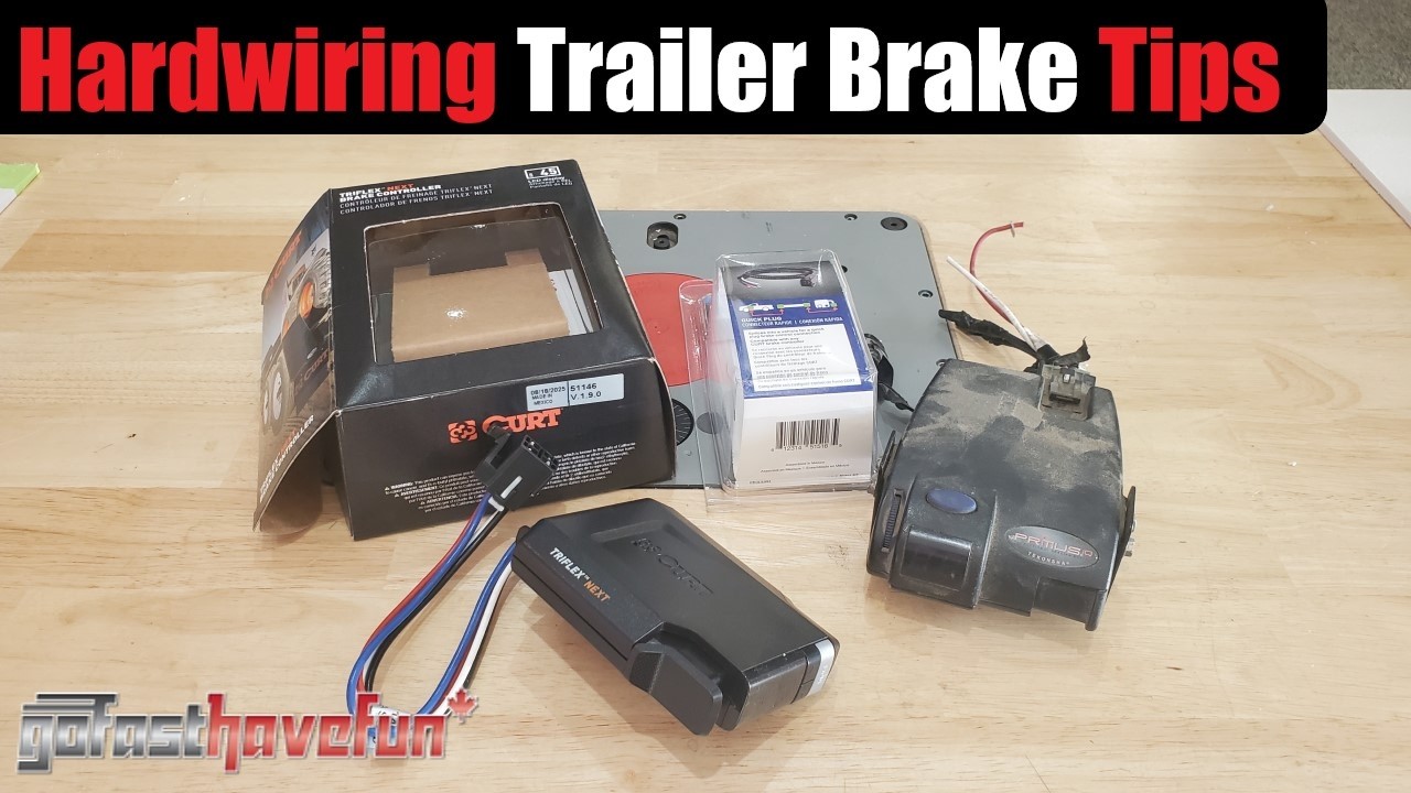 Check out my Amazon storefront https://www.amazon.com/shop/anthonyj350

Some vehicles are not pre-wired for a brake controller. We give you some tips and things to consider if you need to hardwire a brake controller in.

We used Curt Manufacturing 51515 Brake Control Wiring Harness to hardwire to the vehicle in conjunction with the TriFlex 51146 brake controller.

#BrakeController #Hardwired #CurtManufacturing


Subscribe for more automotive tips!: http://bit.ly/sub2anthonyJ350
Watch my most popular uploads!: http://bit.ly/anthonyJ350howto

Website: http://gofasthavefun.ca
PATREON: https://www.patreon.com/GOFASTHAVEFUN
Instagram: https://www.instagram.com/anthonyj350
Twitter: https://twitter.com/AnthonyJ350
Facebook: https://www.facebook.com/AJ350
Shop: https://www.amazon.com/shop/anthonyj350
E-Mail: info@gofasthavefun.ca 

T-Shirt: https://teespring.com/en-GB/AnthonyJ350originalTEE#pid=46&cid=2742&sid=front

Music available -  http://www.jinglepunks.com & http://www.epidemicsound.com
Intro - "Racing Hearts'" - Martin Landh
Outro - "I just can't change my Emotions" - Basixx
           - "It's Gonna Be Alright" - Basixx
About AnthonyJ350

I am a Mobile Electronics Certified Professional 12 Volt Installer (MECP Certified), Business Management Graduate (KPU), with a Professional Driver's License and a genuine automotive enthusiast who loves working on vehicles and I want to share my experiences with you.  The goal is to help other people who can hopefully learn from my unique outlook towards vehicles, experiences and working practices.

Please feel free to ask questions or give feedback either in the comments or e-mail me.

New videos every week.
Please check out official web site (http://www.gofasthavefun.ca) for our disclaimer as we are not professional mechanics but experienced automotive enthusiasts sharing our experiences and providing entertainment content.

 Go Fast Have Fun provides the content in this video, for information and entertainment purposes only. 
The information in this Video presents guidelines to help vehicle enthusiasts modify or repair their vehicles and to demonstrate what car culture is all about. Go Fast Have Fun make no representations or warranties of any kind, express or implied, about the completeness, accuracy, reliability, suitability or availability with respect to the Video or the information, products, services, or related graphics contained on the Video for any purpose. Any reliance you place on such information is therefore strictly at your own risk. Nothing presented should be relied upon you for your modification or repair plans for your vehicle and is not in any way professional mechanical advice. 
Go Fast Have Fun strongly recommends you consult with a professional automobile mechanic to ensure that any modification or repair plans for your vehicle are appropriate for your vehicle. 
In no event will we be liable for any loss or damage including without limitation, indirect or consequential loss or damage, or any loss or damage whatsoever arising from loss of data or profits arising out of, or in connection with, the use of this Video and the information presented within it.

Go Fast have Fun
Canada

Hardwiring Curt TriFlex NEXT Trailer Brake Controller Proportional #51146  Guide | AnthonyJ350
https://youtu.be/dfE0ZCEbMww

ANTHONYJ350
https://www.youtube.com/AnthonyJ350