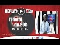 Replay  linvit du 20h du 25 aout 2016  assane masson diop