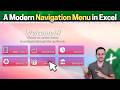 I Turned Excel into a Website with This Interactive Navigation Menu 😲