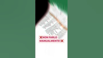 Sistema la larghezza di righe e colonne in automatico 💡 #exceltutorial #exceltips #excelshortcuts