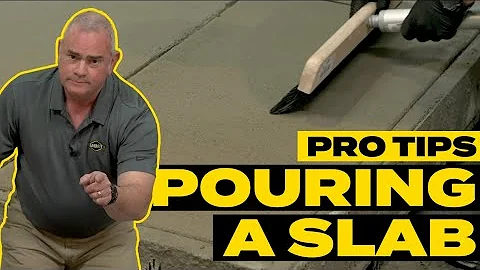 Pro Tips: How to Pour a Concrete Slab | New Construction | DIY Project Guide
