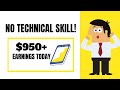 Get Paid $950+ PayPal Money With No Technical Skill Needed (Make Money Online)